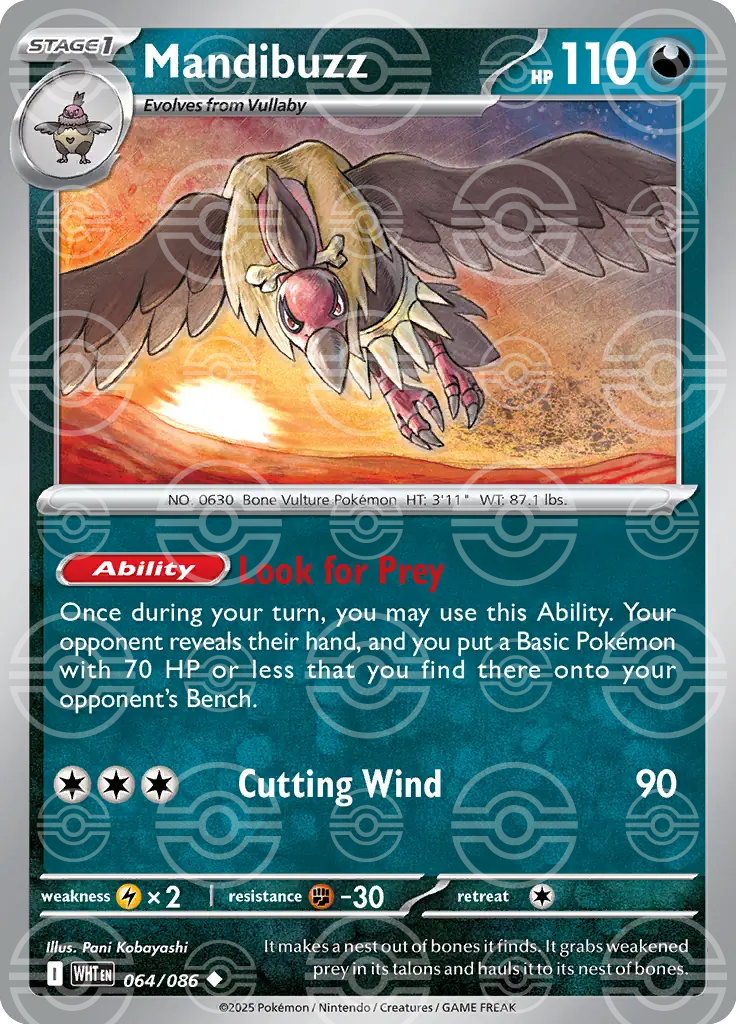 Mandibuzz 064/086 (SV: White Flare)  - Holofoil | Good Games Adelaide SA