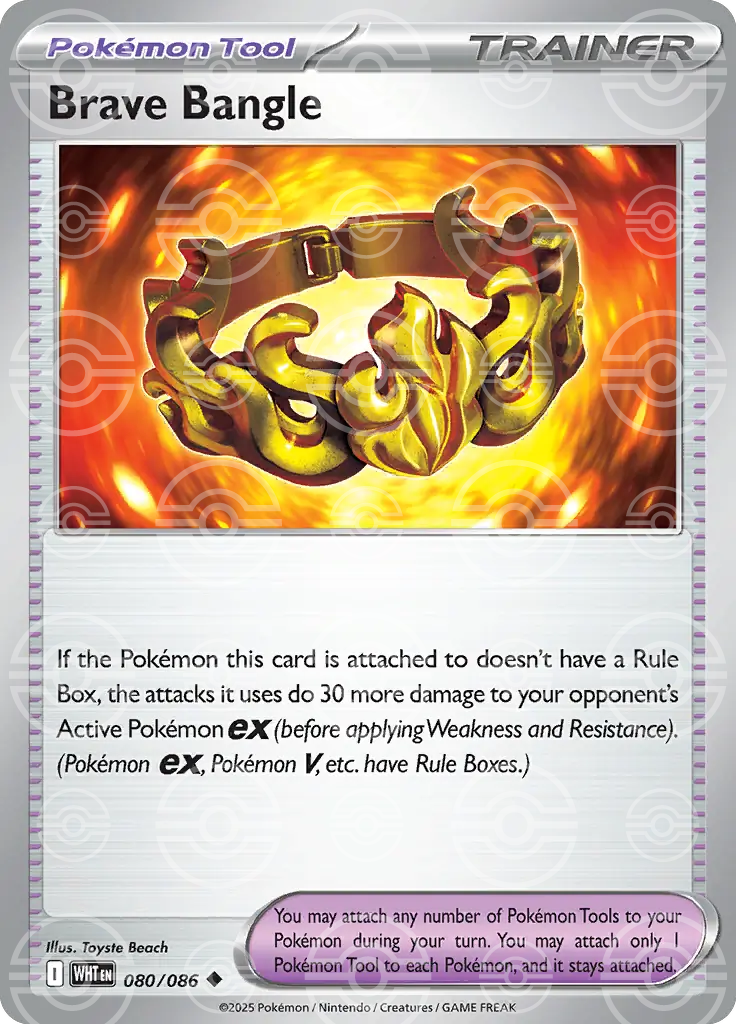 Brave Bangle 080/086 (SV: White Flare)  - Holofoil | Good Games Adelaide SA