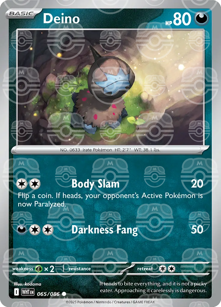 Deino 065/086 (SV: White Flare)  - Holofoil | Good Games Adelaide SA