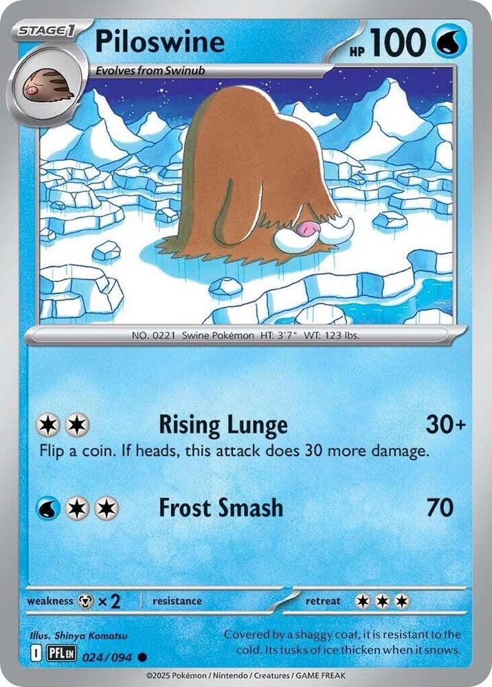 Piloswine 024/094 (ME02: Phantasmal Flames)  | Good Games Adelaide SA