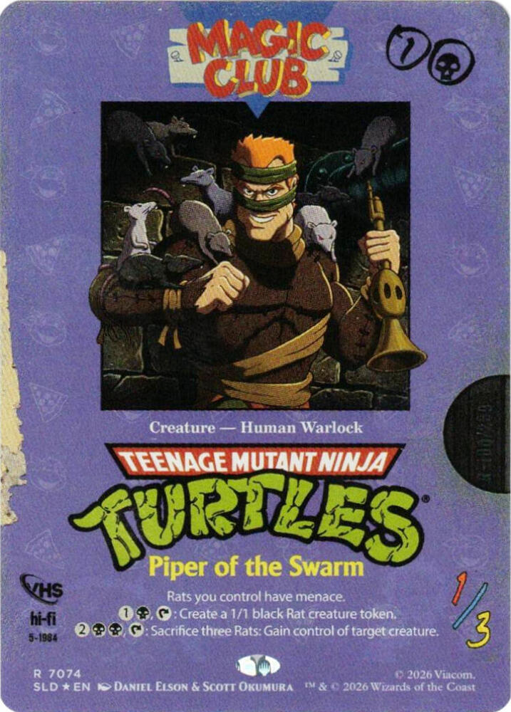 Piper of the Swarm 7074 (Secret Lair Drop Series)  - Foil | Good Games Adelaide SA