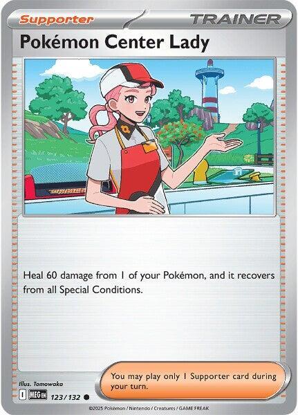 Pokemon Center Lady 123/132 (ME01: Mega Evolution)  | Good Games Adelaide SA
