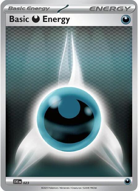 Basic Darkness Energy 023 023 (SVE: Scarlet & Violet Energies)  - Reverse Holofoil | Good Games Adelaide SA