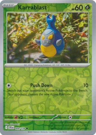 Karrablast 009/159 (SV09: Journey Together)  - Reverse Holofoil | Good Games Adelaide SA