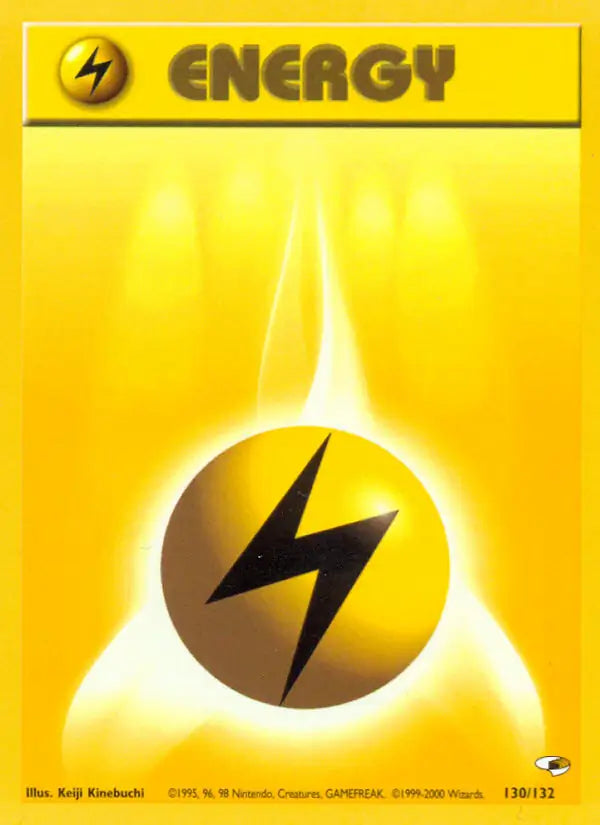 Lightning Energy 130/132 (Gym Heroes)  - Unlimited | Good Games Adelaide SA