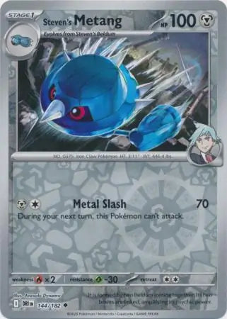 Steven's Metang 144/182 (SV10: Destined Rivals)  - Reverse Holofoil | Good Games Adelaide SA