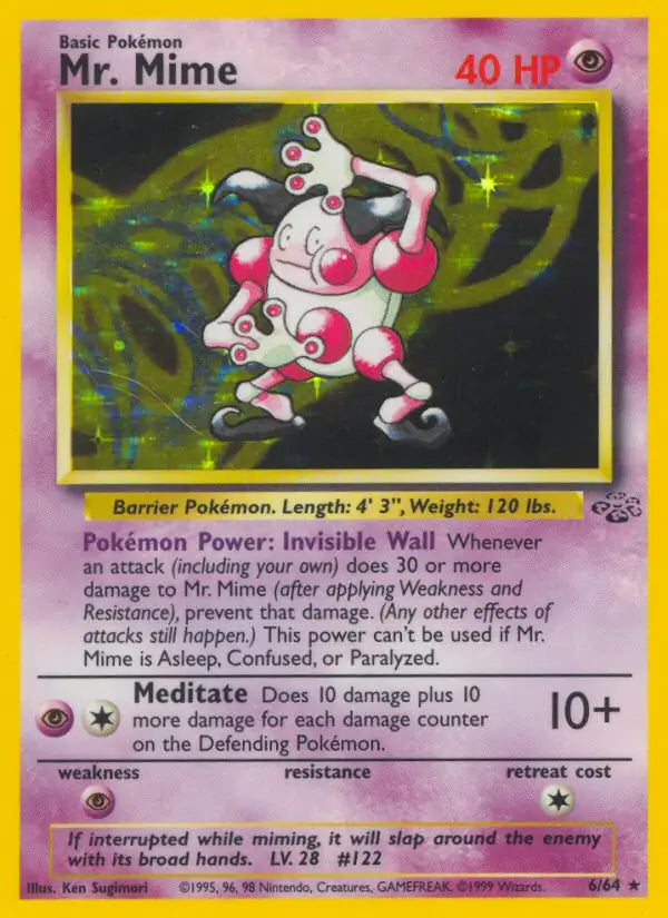 Mr. Mime 06/64 (Jungle)  - Unlimited Holofoil | Good Games Adelaide SA