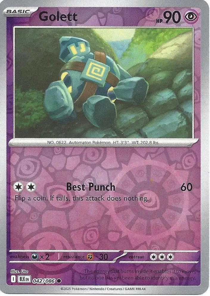 Golett 042/086 (SV: Black Bolt)  - Reverse Holofoil | Good Games Adelaide SA