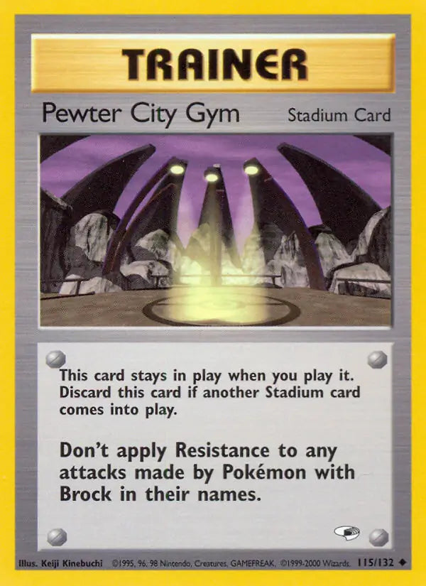 Pewter City Gym 115/132 (Gym Heroes)  - Unlimited | Good Games Adelaide SA
