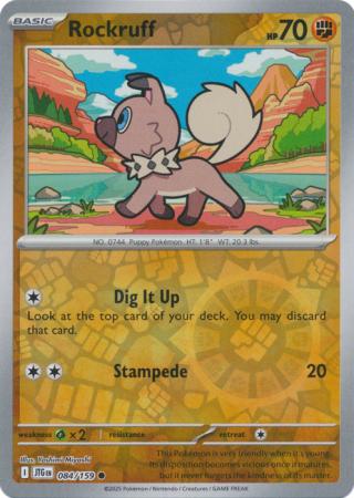 Rockruff 084/159 (SV09: Journey Together)  - Reverse Holofoil | Good Games Adelaide SA