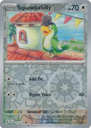 Squawkabilly 141/159 (SV09: Journey Together)  - Reverse Holofoil | Good Games Adelaide SA