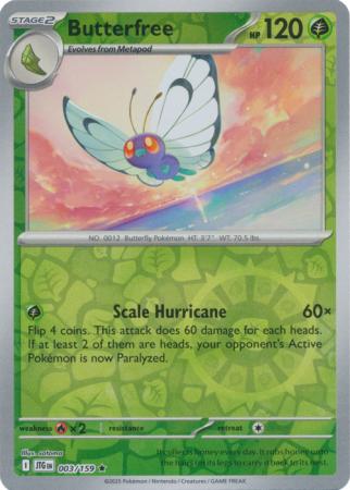 Butterfree 003/159 (SV09: Journey Together)  - Reverse Holofoil | Good Games Adelaide SA