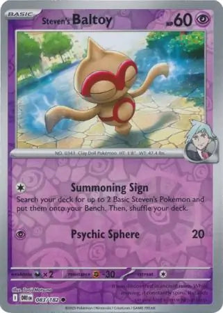 Steven's Baltoy 083/182 (SV10: Destined Rivals)  - Reverse Holofoil | Good Games Adelaide SA