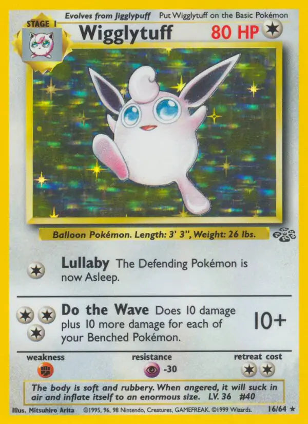 Wigglytuff  16/64 (Jungle)  - Unlimited Holofoil | Good Games Adelaide SA