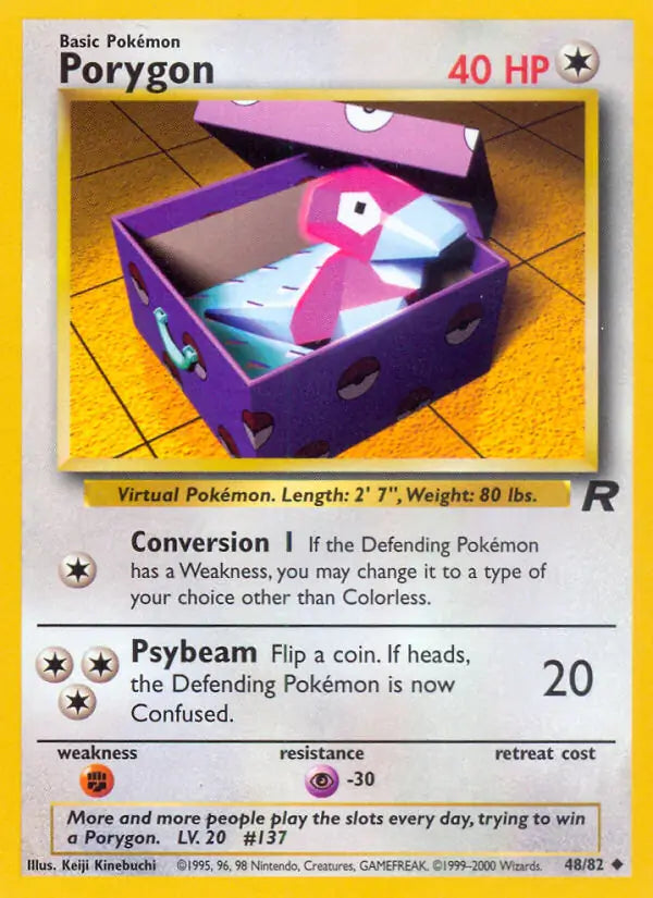 Porygon 48/82 (Team Rocket)  - Unlimited | Good Games Adelaide SA