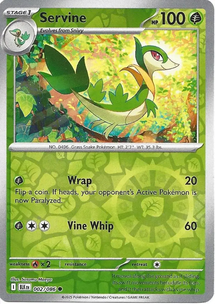 Servine 002/086 (SV: Black Bolt)  - Reverse Holofoil | Good Games Adelaide SA