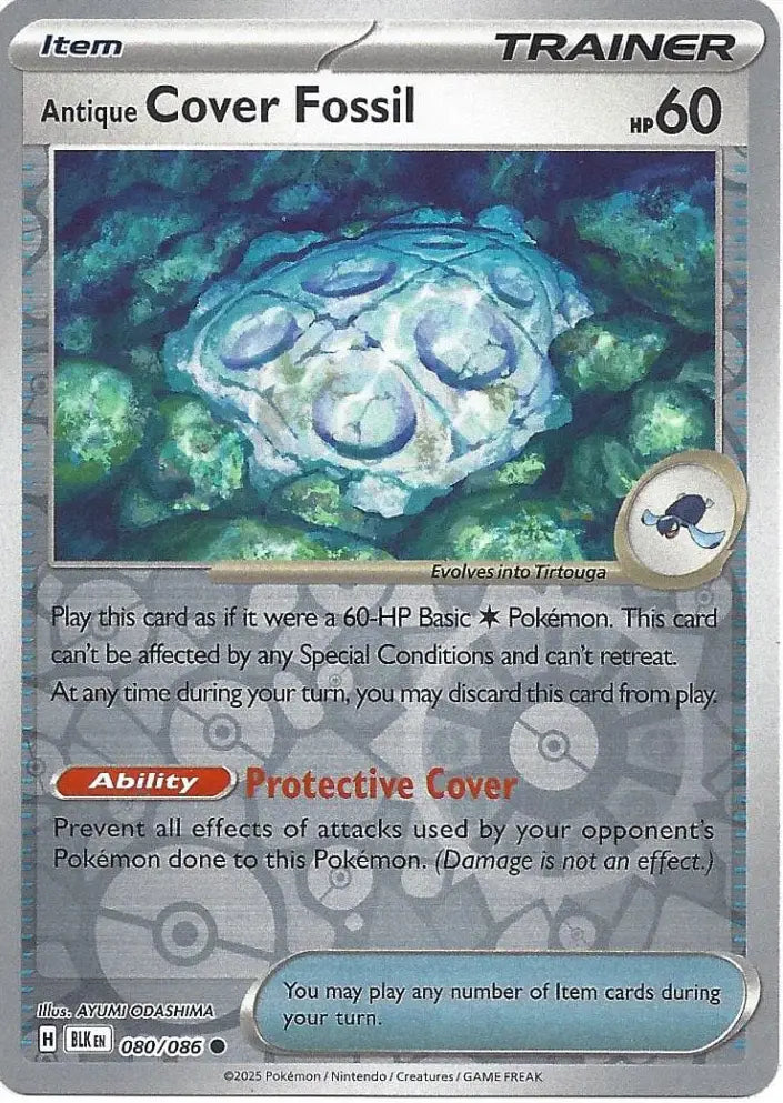 Antique Cover Fossil 080/086 (SV: Black Bolt)  - Reverse Holofoil | Good Games Adelaide SA