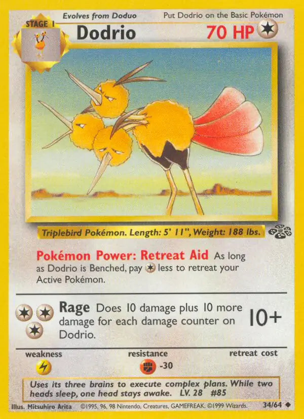 Dodrio 34/64 (Jungle)  - Unlimited | Good Games Adelaide SA