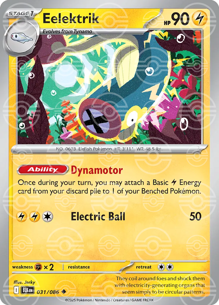 Eelektrik 031/086 (SV: Black Bolt)  - Holofoil | Good Games Adelaide SA