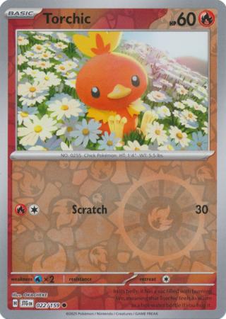 Torchic 022/159 (SV09: Journey Together)  - Reverse Holofoil | Good Games Adelaide SA