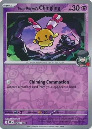 Team Rocket's Chingling 085/182 (SV10: Destined Rivals)  - Reverse Holofoil | Good Games Adelaide SA