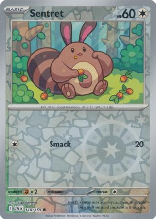 Sentret 118/159 (SV09: Journey Together)  - Reverse Holofoil | Good Games Adelaide SA