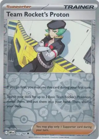 Team Rocket's Proton 177/182 (SV10: Destined Rivals)  - Reverse Holofoil | Good Games Adelaide SA