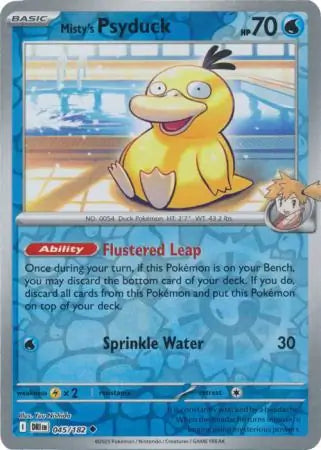 Misty's Psyduck 045/182 (SV10: Destined Rivals)  - Reverse Holofoil | Good Games Adelaide SA