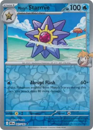 Misty's Starmie 047/182 (SV10: Destined Rivals)  - Reverse Holofoil | Good Games Adelaide SA