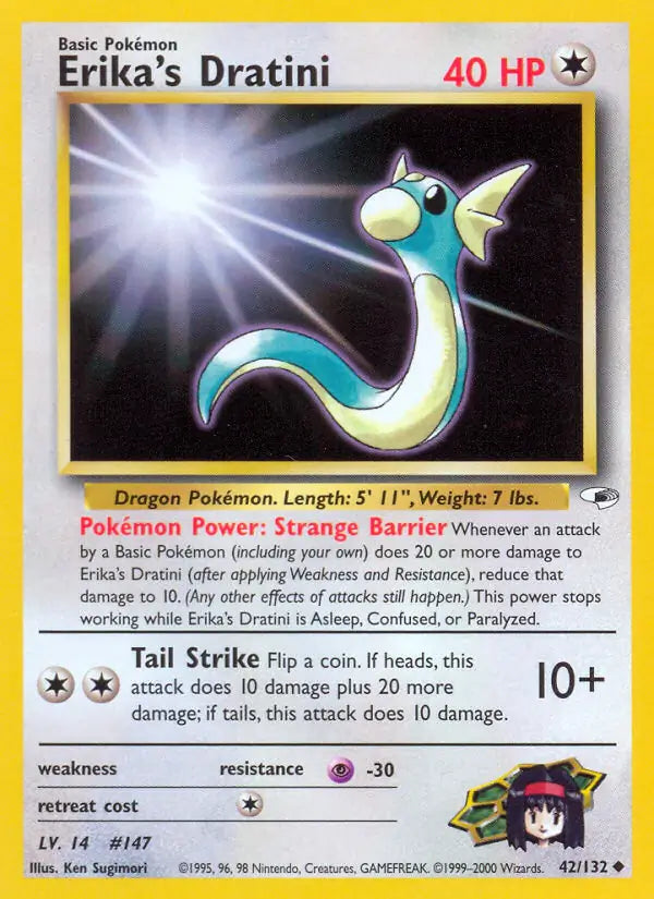 Erikas Dratini  042/132 (Gym Heroes)  - Unlimited | Good Games Adelaide SA