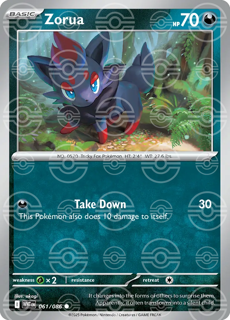 Zorua 061/086 (SV: White Flare)  - Holofoil | Good Games Adelaide SA
