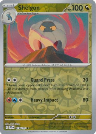Shelgon 113/159 (SV09: Journey Together)  - Reverse Holofoil | Good Games Adelaide SA