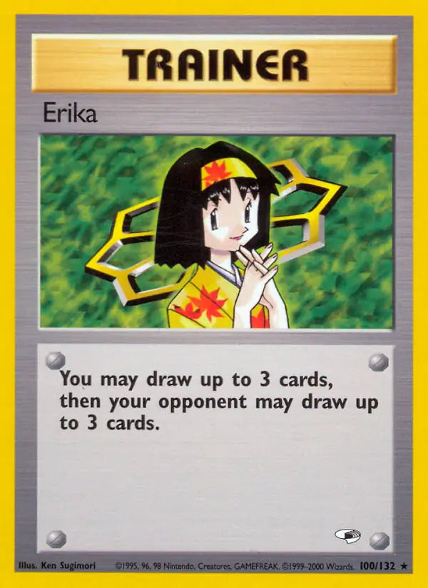 Erika 016/132 (Gym Heroes)  - Unlimited Holofoil | Good Games Adelaide SA