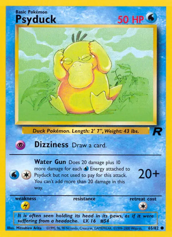 Psyduck 65/82 (Team Rocket)  - Unlimited | Good Games Adelaide SA