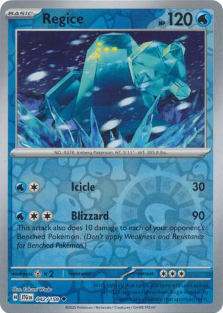 Regice 042/159 (SV09: Journey Together)  - Reverse Holofoil | Good Games Adelaide SA