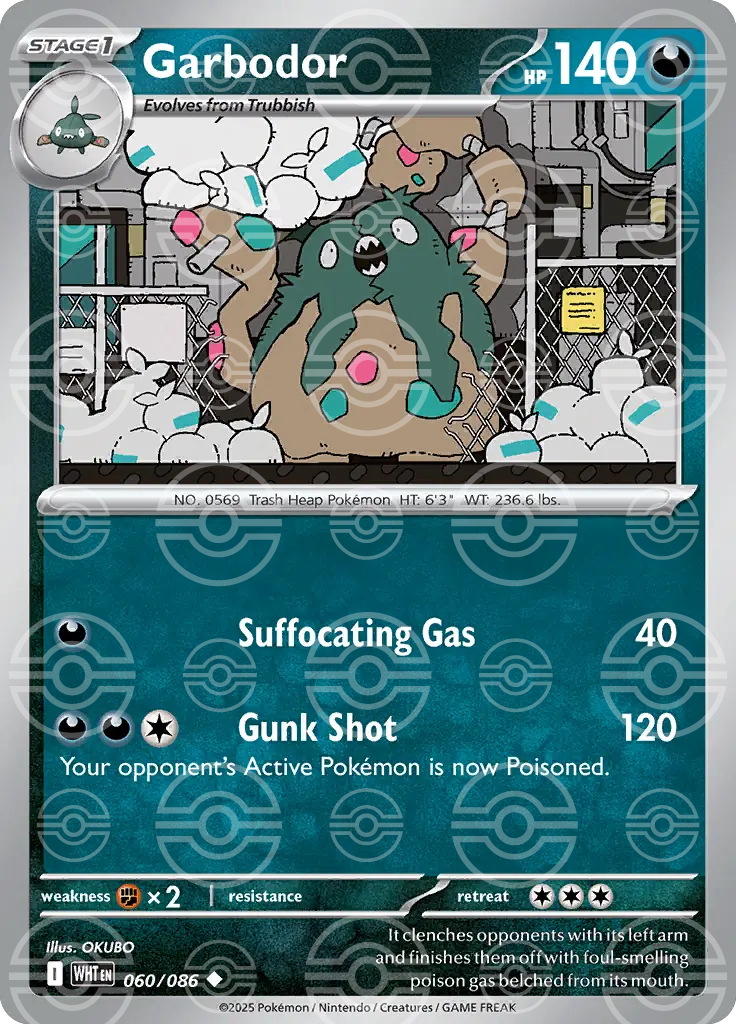 Garbodor 060/086 (SV: White Flare)  - Holofoil | Good Games Adelaide SA