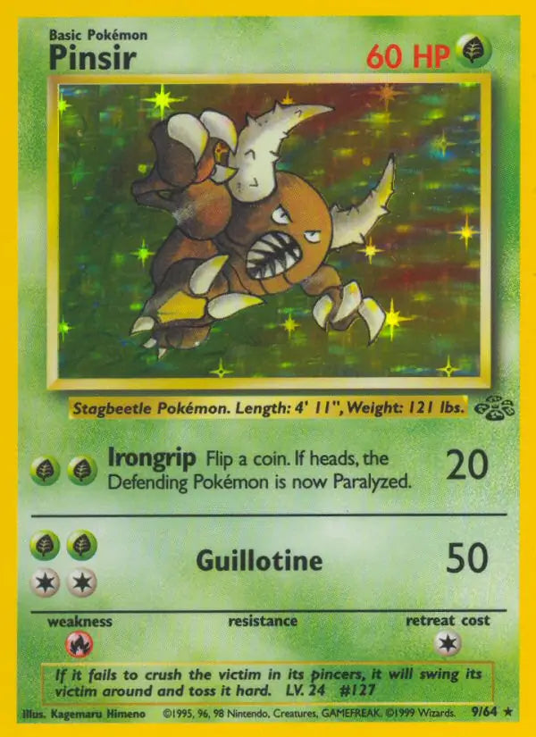 Pinsir 09/64 (Jungle)  - Unlimited Holofoil | Good Games Adelaide SA