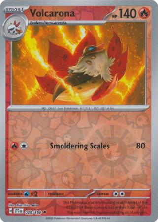 Volcarona 029/159 (SV09: Journey Together)  - Reverse Holofoil | Good Games Adelaide SA