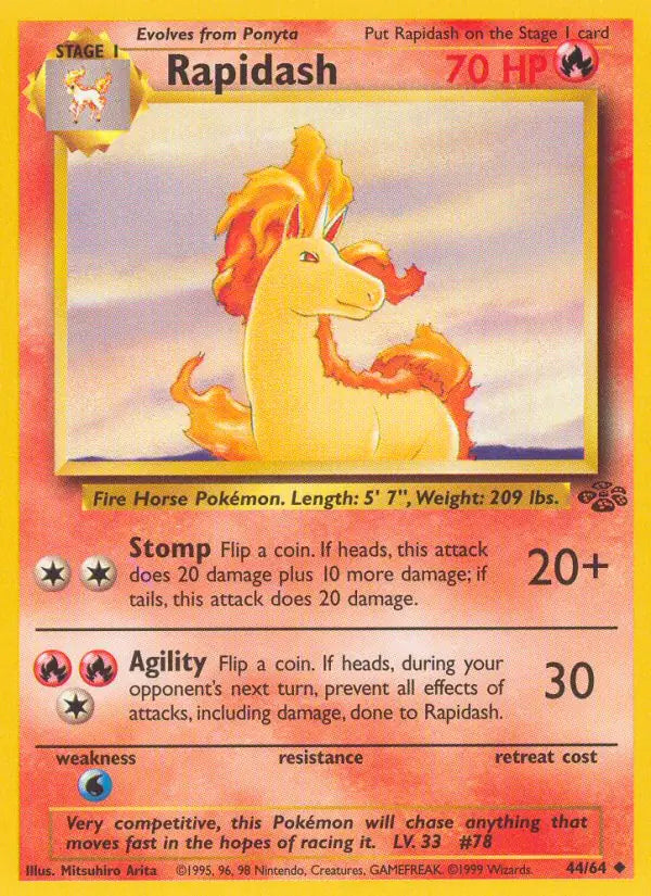 Rapidash 44/64 (Jungle)  - Unlimited | Good Games Adelaide SA