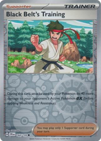 Black Belt's Training 144/159 (SV09: Journey Together)  - Reverse Holofoil | Good Games Adelaide SA
