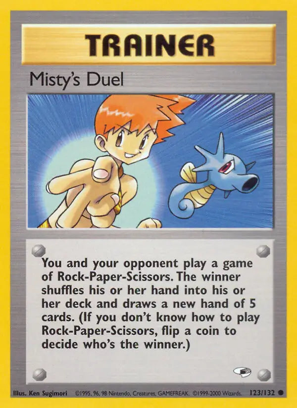 Misty's Duel 123/132 (Gym Heroes)  - Unlimited | Good Games Adelaide SA