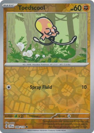 Toedscool 088/159 (SV09: Journey Together)  - Reverse Holofoil | Good Games Adelaide SA