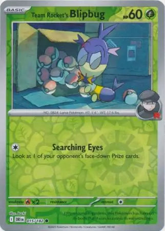 Team Rocket's Blipbug 015/182 (SV10: Destined Rivals)  - Reverse Holofoil | Good Games Adelaide SA