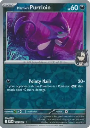 Marnie's Purrloin 130/182 (SV10: Destined Rivals)  - Reverse Holofoil | Good Games Adelaide SA