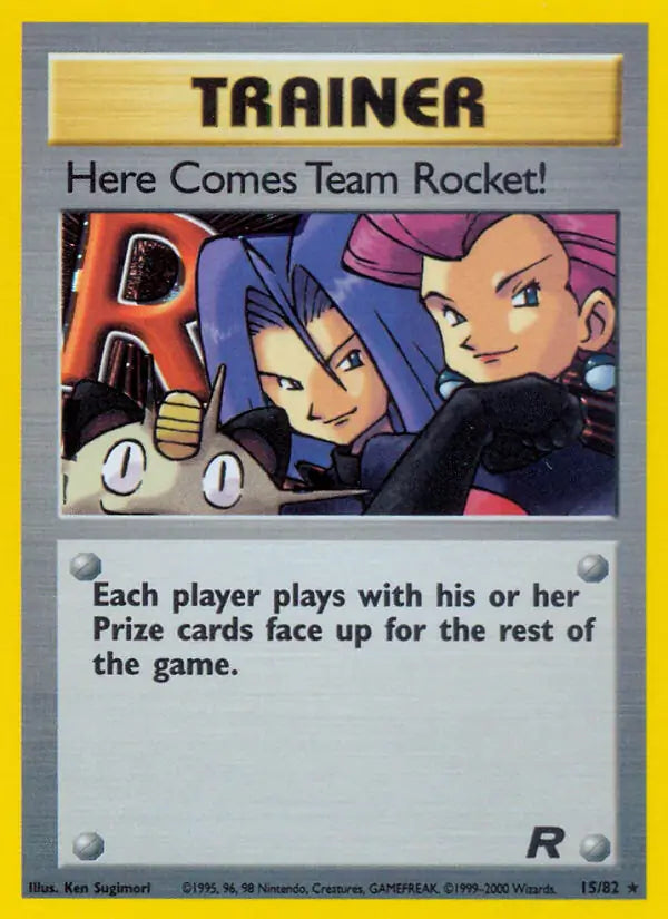 Here Comes Team Rocket! 15/82 (Team Rocket)  - Unlimited Holofoil | Good Games Adelaide SA