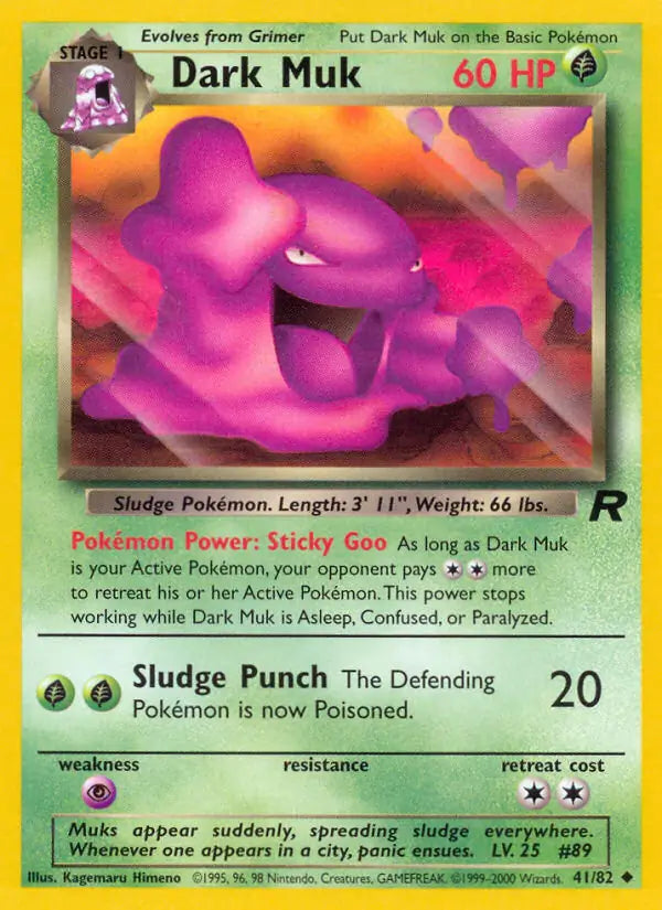 Dark Muk 41/82 (Team Rocket)  - Unlimited | Good Games Adelaide SA