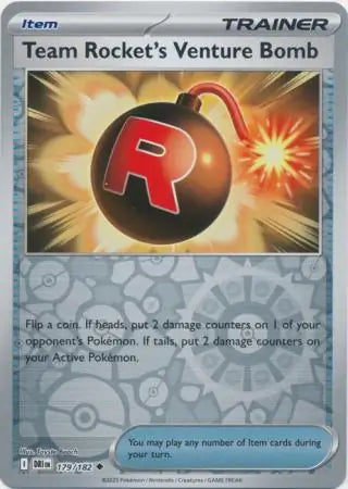 Team Rocket's Venture Bomb 179/182 (SV10: Destined Rivals)  - Reverse Holofoil | Good Games Adelaide SA
