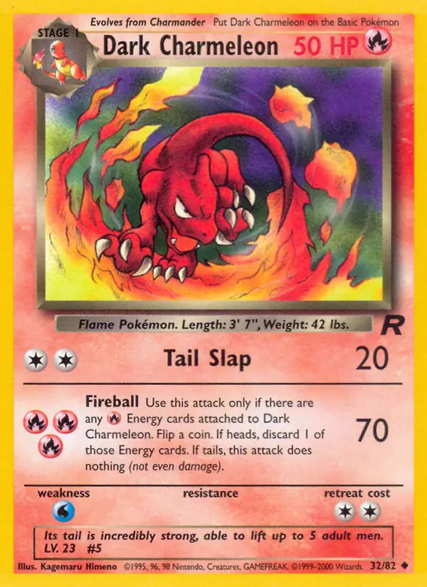 Dark Charmeleon 32/82 (Team Rocket)  - Unlimited | Good Games Adelaide SA