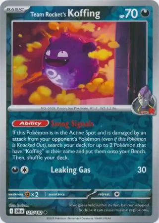 Team Rocket's Koffing 125/182 (SV10: Destined Rivals)  - Reverse Holofoil | Good Games Adelaide SA