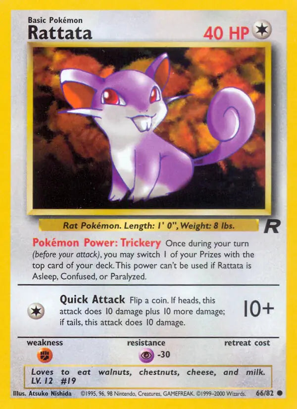 Rattata 66/82 (Team Rocket)  - Unlimited | Good Games Adelaide SA